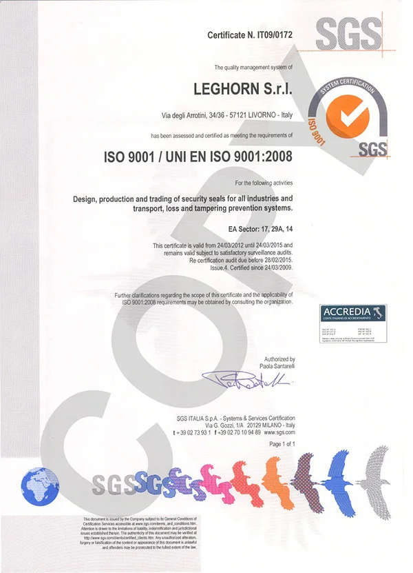 LeghornISO9001