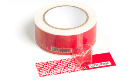 Security tape with perforation