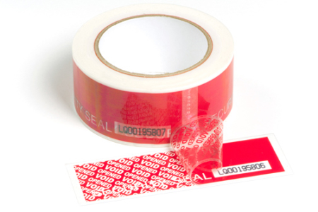Security tape with perforation